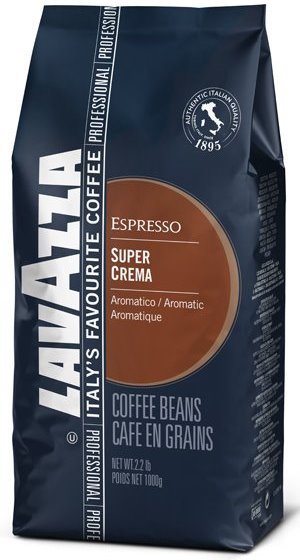 Кофе в зернах LAVAZZA Espresso Super Crema